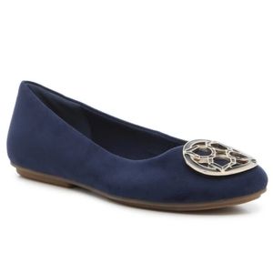 NEW Kelly & Katie Hiliah Medallion Ballet Flat Navy 7M
